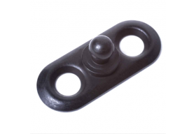 Tenax-Loxx Male Double Fixing Fastener Black.